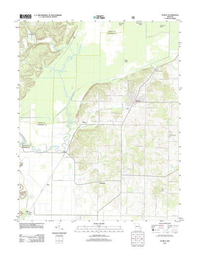 United States Geological Survey Puxico, MO (2012, 24000-Scale) digital map
