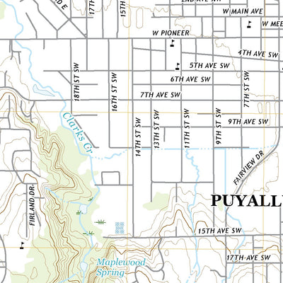 United States Geological Survey Puyallup, WA (2020, 24000-Scale) digital map