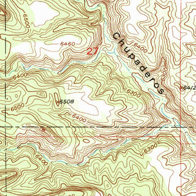United States Geological Survey Puye, NM (1952, 24000-Scale) digital map