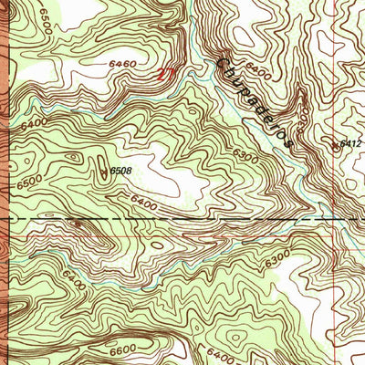 United States Geological Survey Puye, NM (2002, 24000-Scale) digital map