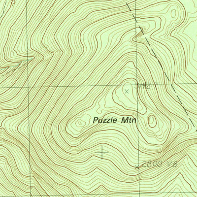 United States Geological Survey Puzzle Mountain, ME (1984, 24000-Scale) digital map