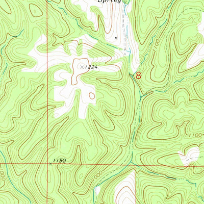 United States Geological Survey Pyatt, AR (1972, 24000-Scale) digital map