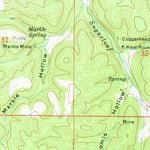 United States Geological Survey Pyatt, AR (1972, 24000-Scale) digital map