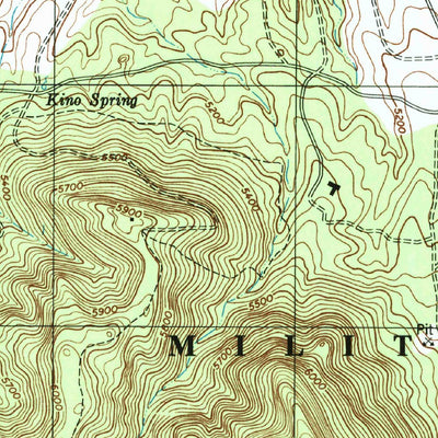 United States Geological Survey Pyeatt Ranch, AZ (1996, 24000-Scale) digital map