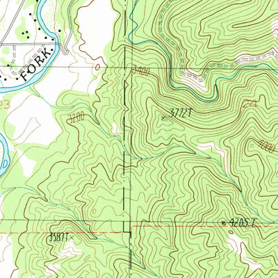 United States Geological Survey Pyle Creek, ID (1988, 24000-Scale) digital map
