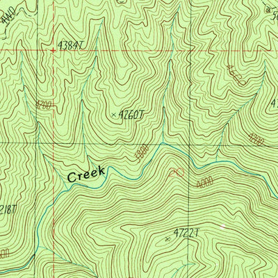 United States Geological Survey Pyle Creek, ID (1988, 24000-Scale) digital map