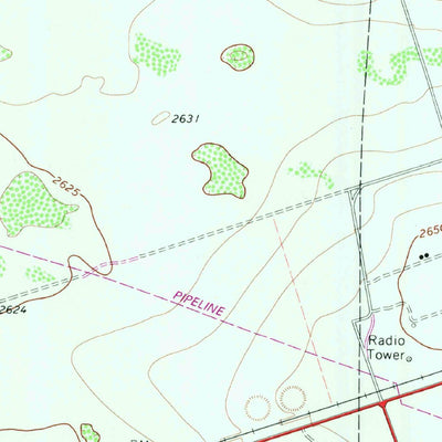 United States Geological Survey Pyote East, TX (1969, 24000-Scale) digital map
