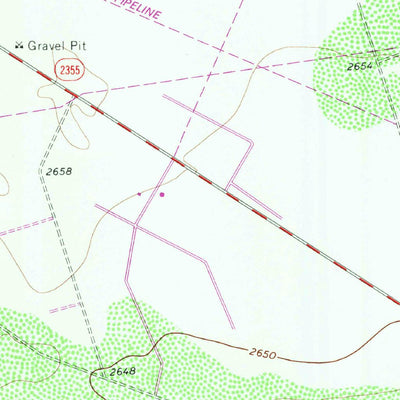 United States Geological Survey Pyote West, TX (1969, 24000-Scale) digital map