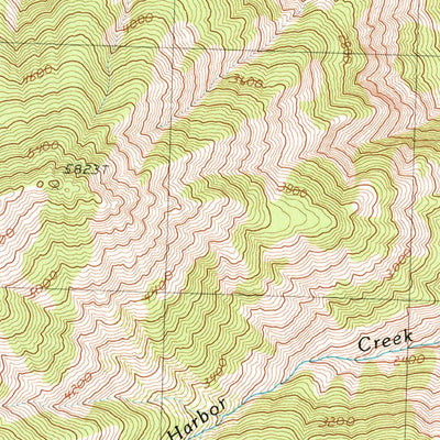 United States Geological Survey Pyramid Mountain, WA (1988, 24000-Scale) digital map