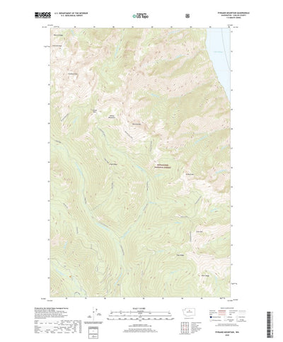 United States Geological Survey Pyramid Mountain, WA (2020, 24000-Scale) digital map