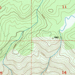 United States Geological Survey Pyramid Peak, CA (1992, 24000-Scale) digital map
