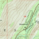 United States Geological Survey Pyramid Peak, CA (1992, 24000-Scale) digital map