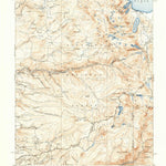 United States Geological Survey Pyramid Peak, CA-NV (1889, 125000-Scale) digital map