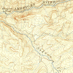 United States Geological Survey Pyramid Peak, CA-NV (1891, 125000-Scale) digital map