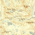 United States Geological Survey Pyramid Peak, CA-NV (1895, 125000-Scale) digital map