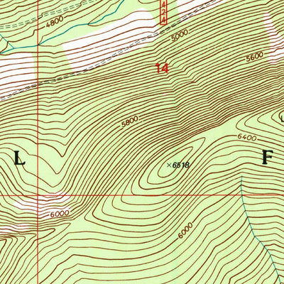 United States Geological Survey Pyramid Peak, ID (1996, 24000-Scale) digital map