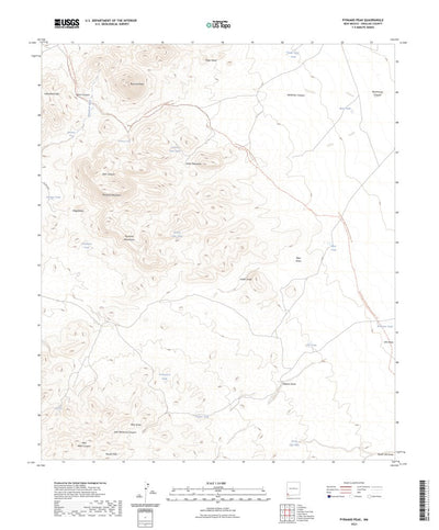 United States Geological Survey Pyramid Peak, NM (2023, 24000-Scale) digital map