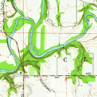 United States Geological Survey Pyrmont, IN (1961, 24000-Scale) digital map