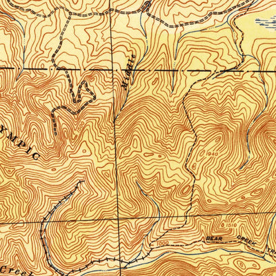 United States Geological Survey Pysht, WA (1942, 62500-Scale) digital map