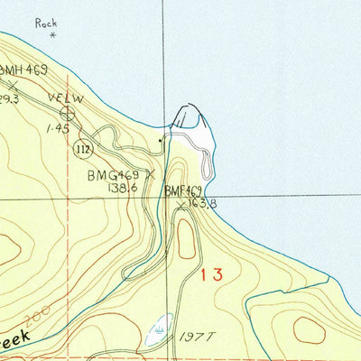 United States Geological Survey Pysht, WA (1984, 24000-Scale) digital map