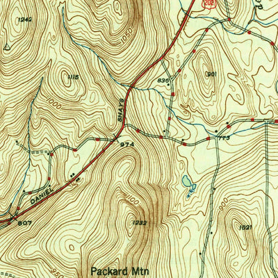 United States Geological Survey Quabbin Reservoir, MA (1944, 31680-Scale) digital map