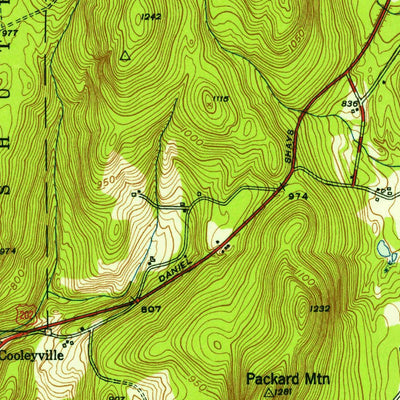 United States Geological Survey Quabbin Reservoir, MA (1952, 31680-Scale) digital map