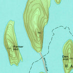 United States Geological Survey Quabbin Reservoir, MA (1967, 24000-Scale) digital map