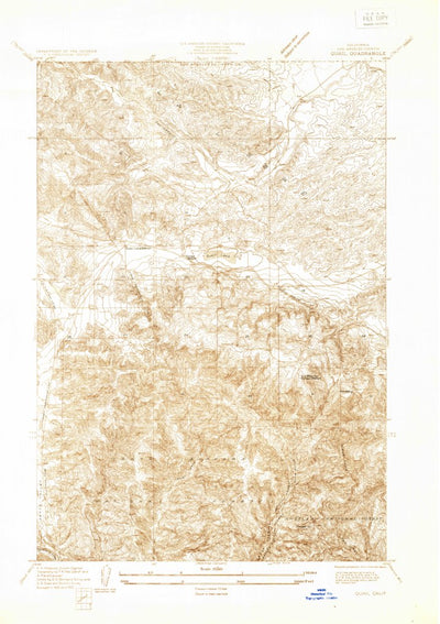 United States Geological Survey Quail, CA (1933, 24000-Scale) digital map