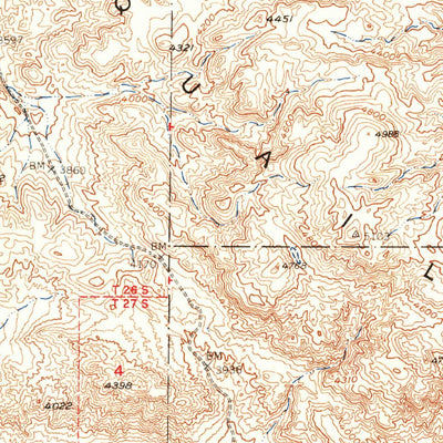 United States Geological Survey Quail Mountains, CA (1948, 62500-Scale) digital map