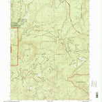 United States Geological Survey Quail Prairie Mountain, OR (1998, 24000-Scale) digital map