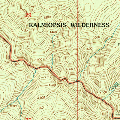 United States Geological Survey Quail Prairie Mountain, OR (1998, 24000-Scale) digital map