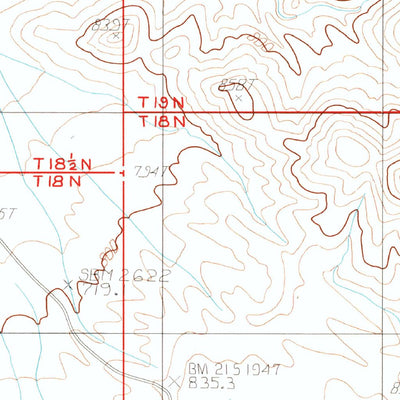 United States Geological Survey Quail Spring, CA (1984, 24000-Scale) digital map