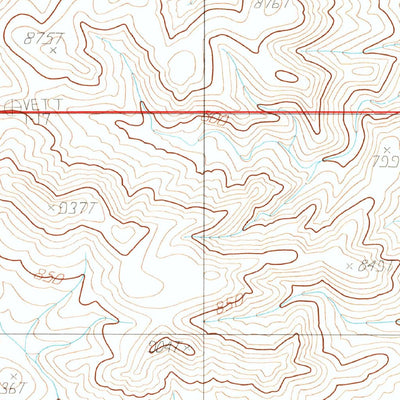 United States Geological Survey Quail Spring, CA (1984, 24000-Scale) digital map