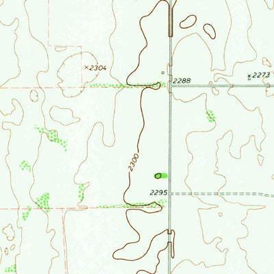 United States Geological Survey Quail, TX (1964, 24000-Scale) digital map
