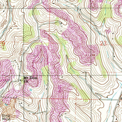 United States Geological Survey Quaker City, OH (1994, 24000-Scale) digital map