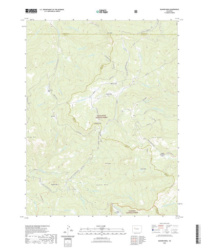 United States Geological Survey Quaker Mesa, CO (2022, 24000-Scale) digital map