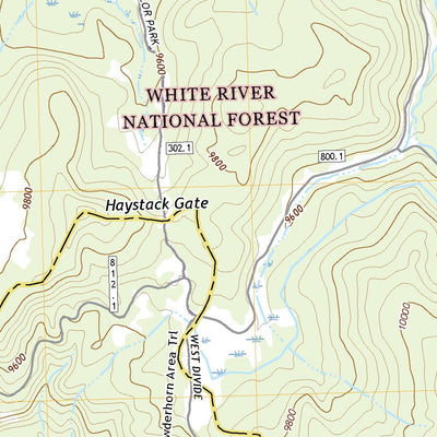 United States Geological Survey Quaker Mesa, CO (2022, 24000-Scale) digital map