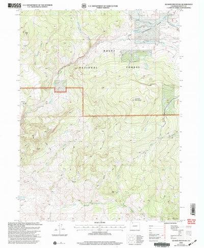 United States Geological Survey Quaker Mountain, CO (2000, 24000-Scale) digital map