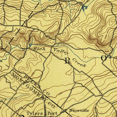 United States Geological Survey Quakertown, PA (1894, 62500-Scale) digital map