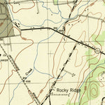 United States Geological Survey Quakertown, PA (1943, 31680-Scale) digital map