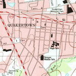 United States Geological Survey Quakertown, PA (1999, 24000-Scale) digital map