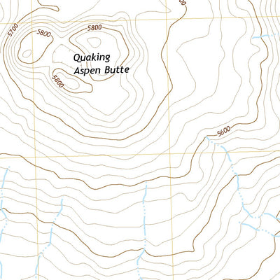 United States Geological Survey Quaking Aspen Butte, ID (2020, 24000-Scale) digital map