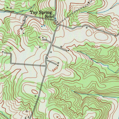United States Geological Survey Quality, KY (1953, 24000-Scale) digital map