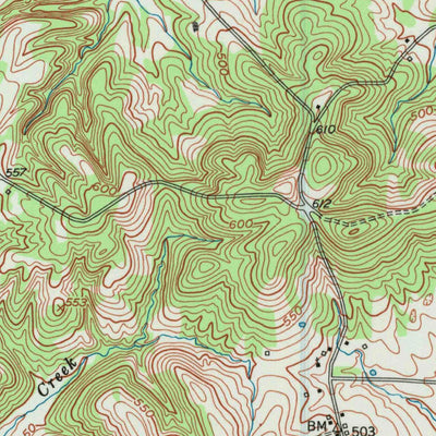 United States Geological Survey Quality, KY (1953, 24000-Scale) digital map