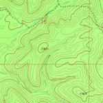 United States Geological Survey Qualls, OK (1974, 24000-Scale) digital map