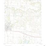 United States Geological Survey Quanah East, TX (2022, 24000-Scale) digital map