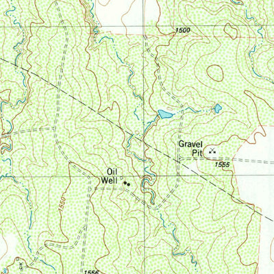 United States Geological Survey Quanah East, TX-OK (1984, 24000-Scale) digital map