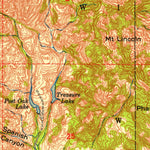 United States Geological Survey Quanah Mountain, OK (1949, 24000-Scale) digital map