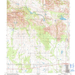 United States Geological Survey Quanah Mountain, OK (1997, 24000-Scale) digital map