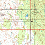 United States Geological Survey Quanah Mountain, OK (1997, 24000-Scale) digital map